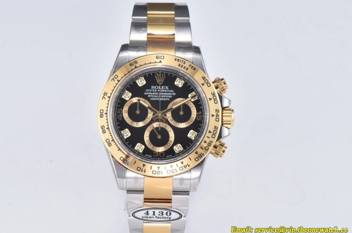 Clean YG 40MM 116503 SS Dia DD4130 Daytona Black 0509